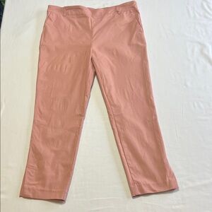 Jules & Leopold Heathered Rose Slim Stretch Pants